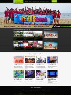 Mẫu website Tổ chức Team Building & Sự kiện Năng động - Event5