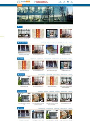 Mẫu website Cơ khí, Cửa & Nội thất kim loại Chuyên nghiệp & Hiện đại - Giacongcokhi