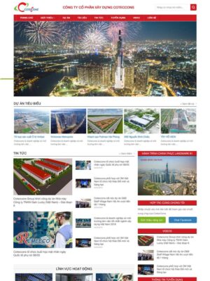 Mẫu website Xây dựng & Bất động sản Chuyên nghiệp & Hiện đại - Mẫu GIOITHIEUCONGTY3