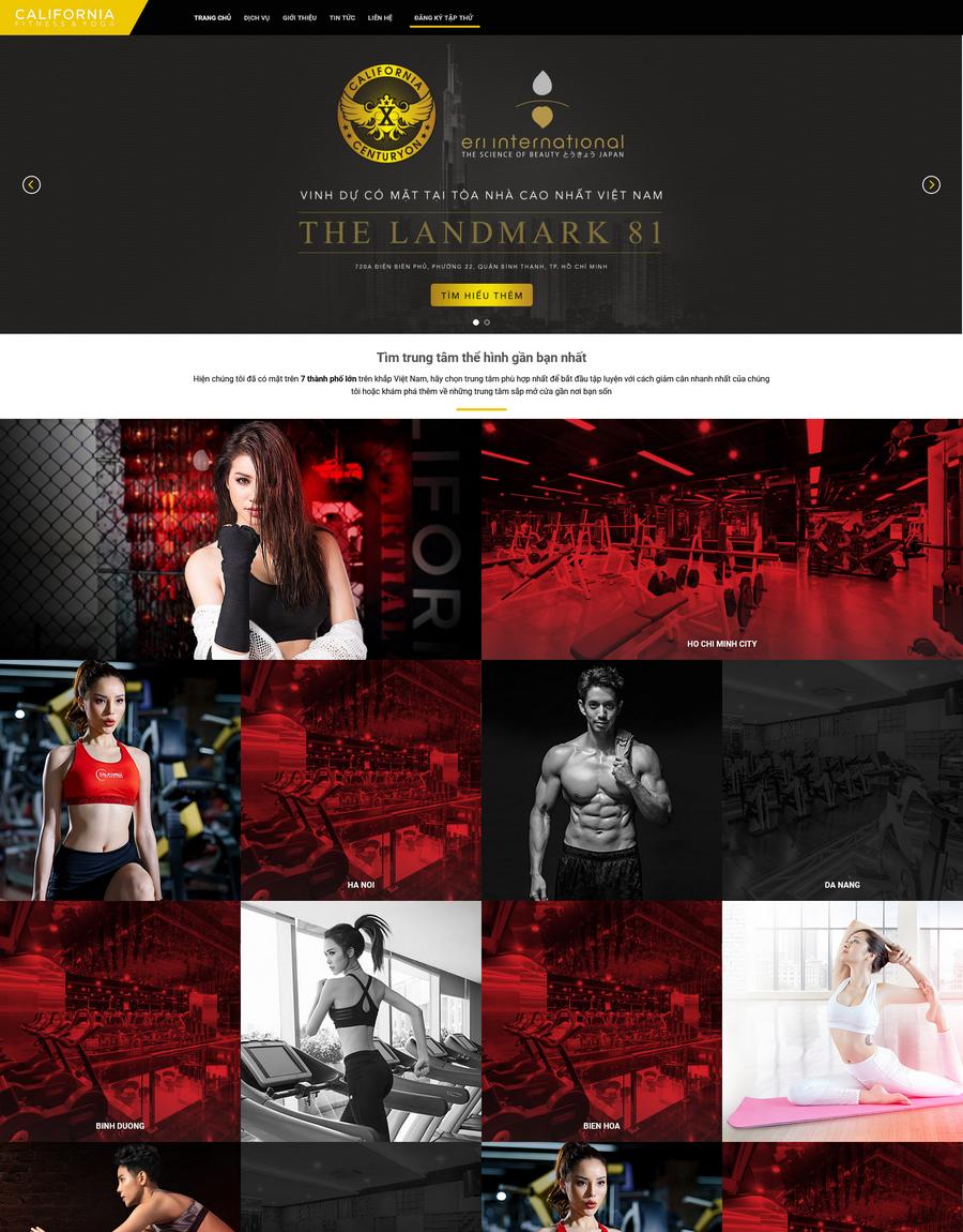 Mẫu website Gym & Fitness Hiện đại & Năng động - Mẫu GymPro Mẫu website Gym & Fitness Hiện đại & Năng động - Mẫu GymPro