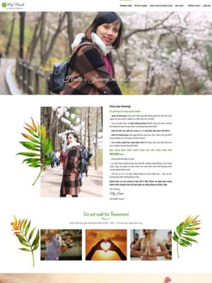 Mẫu website Health Coach Thân thiện & Truyền cảm hứng - Mẫu HealthCoach